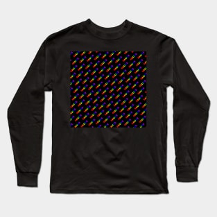 Alive | #ALIVE | Hashtag Pattern Long Sleeve T-Shirt